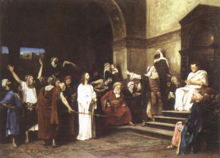 christ before pilate, Mihaly Munkacsy